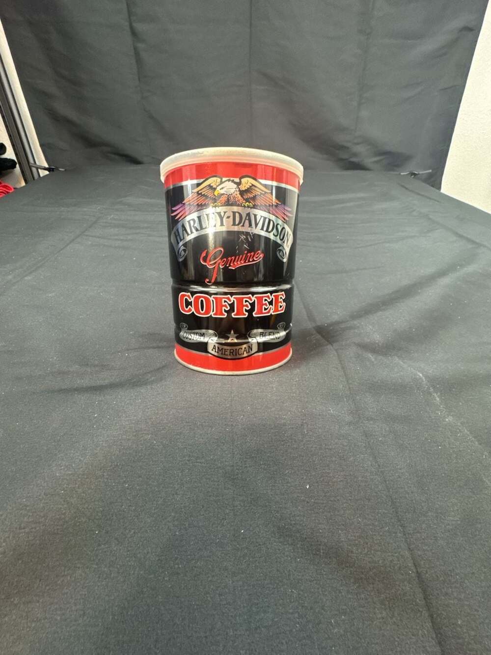 Vintage Harley-Davidson Genuine Coffee Custom American Blend Tin-can 13 oz *NEW*